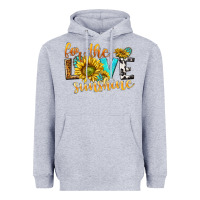 Heather Grey for the love sunshine Heavyweight Hoodie - NancyCooperArtShop