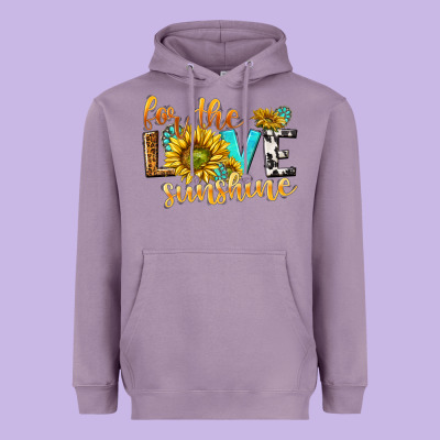For The Love Sunshine Heavyweight Hoodie Designed By Nancycooperartshop