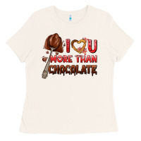 Bone i love you more than chocolate Ladies Tee - AdoDesignShop