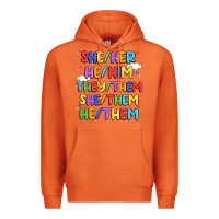 Carrot pride pronouns Premium Hoodie - Artiststas