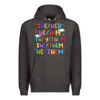 Smoke pride pronouns Premium Hoodie - Artiststas