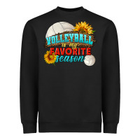 Black volleyball is my favorite season Heavyweight Sweatshirt - HRA Design Shop