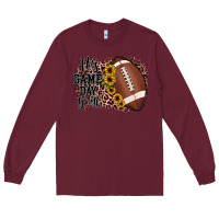 Burgundy it's game day y'all Long Sleeve Tee - JahusDesignShop