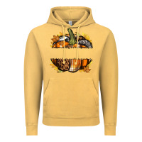 Vintage Mustard Personalized Fall Pumpkin Vintage Hoodie - texasbilliewilder