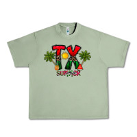 Oil Green texas summer Urban Heavy Tee - CowhideDigitalArt