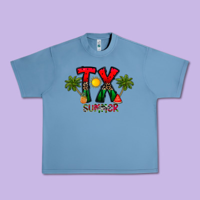 Texas Summer Urban Heavy Tee Designed By Cowhidedigitalart