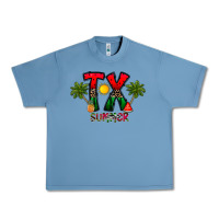 Pebble Blue texas summer Urban Heavy Tee - CowhideDigitalArt