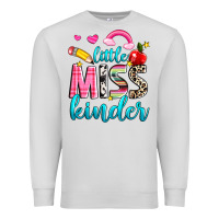 Dove Grey little miss kinder Premium Sweatshirt - NancyCooperArtShop