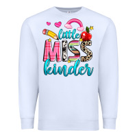 White little miss kinder Premium Sweatshirt - NancyCooperArtShop
