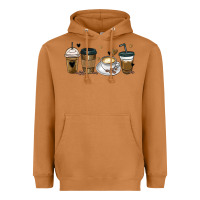 Meerkat coffee latte coffee cups Heavyweight Hoodie - MaliasSmallBusiness