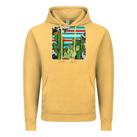 Vintage Mustard cactus cowhide coaster Vintage Hoodie - JahusDesignShop