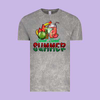 Sweet Sweet Summer Vintage Tee Designed By Cowhidedigitalart