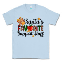 Dusty Blue santa's favorite  sport staff Classic Tee - AdoDesignShop