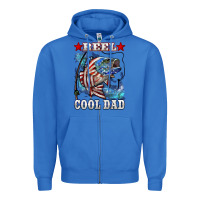 True Royal Reel Cool Dad Bass Zipper Hoodie - LillyAllenDesigns