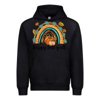 Black Happy Fall Y'all Urban Hoodie - texasbilliewilder