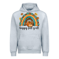 Heather Grey Happy Fall Y'all Urban Hoodie - texasbilliewilder