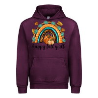 Mauve Wine Happy Fall Y'all Urban Hoodie - texasbilliewilder