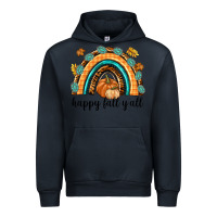 Navy Happy Fall Y'all Urban Hoodie - texasbilliewilder