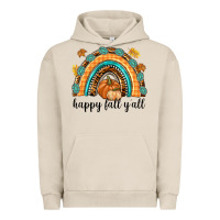 Pigment French Oak Happy Fall Y'all Urban Hoodie - texasbilliewilder