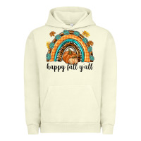 Pigment Pistachio Happy Fall Y'all Urban Hoodie - texasbilliewilder