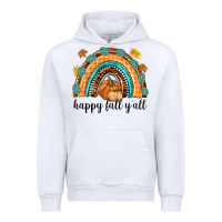 White Happy Fall Y'all Urban Hoodie - texasbilliewilder