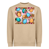 Mushroom Easter eggs cowhide leopard tumbler Easter Day Heavyweight Sweatshirt - Neo Western