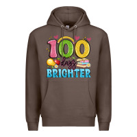 Coffee 100 days brighter Premium Hoodie - Artiststas