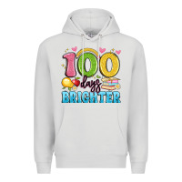 Dove Grey 100 days brighter Premium Hoodie - Artiststas