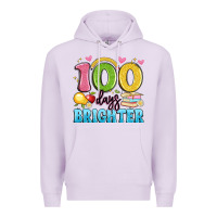Lilac 100 days brighter Premium Hoodie - Artiststas