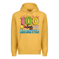 Mustard 100 days brighter Premium Hoodie - Artiststas