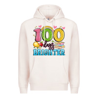 Pale Pink 100 days brighter Premium Hoodie - Artiststas