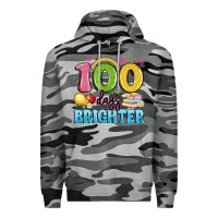 Slate Camo 100 days brighter Premium Hoodie - Artiststas