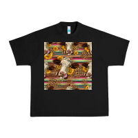 Black western hereford cattle seamless pattern Urban Heavy Tee - HRA Design Shop