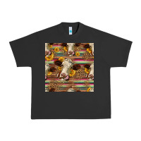 Pigment Black western hereford cattle seamless pattern Urban Heavy Tee - HRA Design Shop