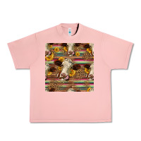 Salmon western hereford cattle seamless pattern Urban Heavy Tee - HRA Design Shop