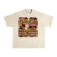 Sandshell western hereford cattle seamless pattern Urban Heavy Tee - HRA Design Shop