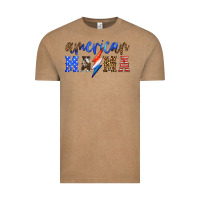 Vintage Coffee american mama thunderbolt Vintage Tee - HRA Design Shop