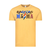 Vintage Mustard american mama thunderbolt Vintage Tee - HRA Design Shop