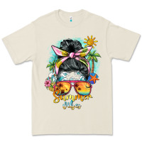 Bone summer vibes messy bun Premium Tee - BarkalooDesign
