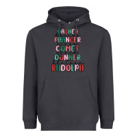 Smoke dasher dancer prancer vixer comet cupid donner bli Heavyweight Hoodie - MaliasSmallBusiness