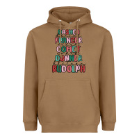 Toasted Coconut dasher dancer prancer vixer comet cupid donner bli Heavyweight Hoodie - MaliasSmallBusiness