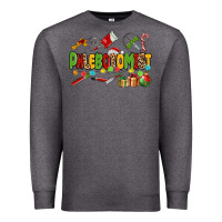 Charcoal Heather christmas phlebotomist Premium Sweatshirt - MaliasSmallBusiness