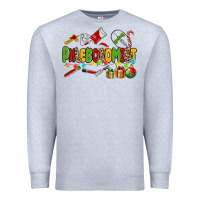 Heather Grey christmas phlebotomist Premium Sweatshirt - MaliasSmallBusiness