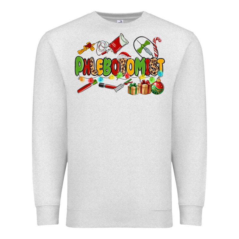 Christmas Phlebotomist Premium Sweatshirt by MaliasSmallBusiness | Teevron