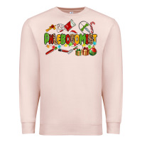 Pale Pink christmas phlebotomist Premium Sweatshirt - MaliasSmallBusiness