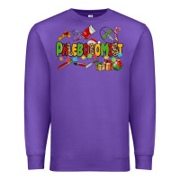 Purple christmas phlebotomist Premium Sweatshirt - MaliasSmallBusiness