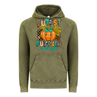 Vintage Olive Cutest Pumpkin In The Patch Vintage Hoodie - texasbilliewilder