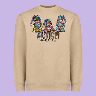 Autism Awareness Heavyweight Sweatshirt Designed By Sublimationcraftshop