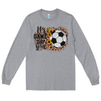 Heather Grey it's game day y'all soccer Long Sleeve Tee - JahusDesignShop