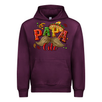 Mauve Wine Papa cito Urban Hoodie - NancyCooperArtShop